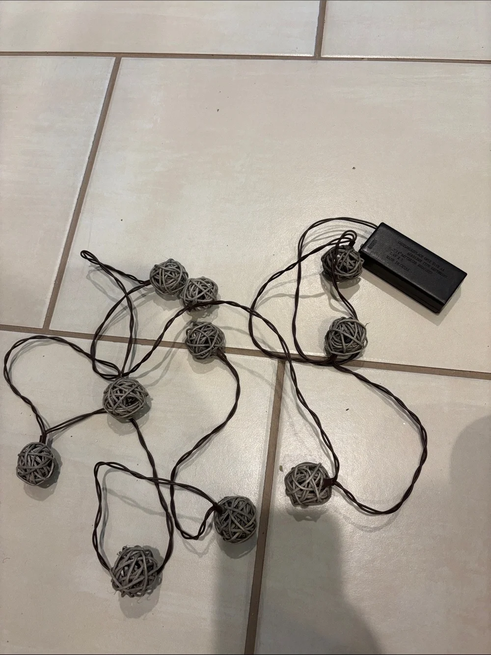 Target Wicker Ball String Lights